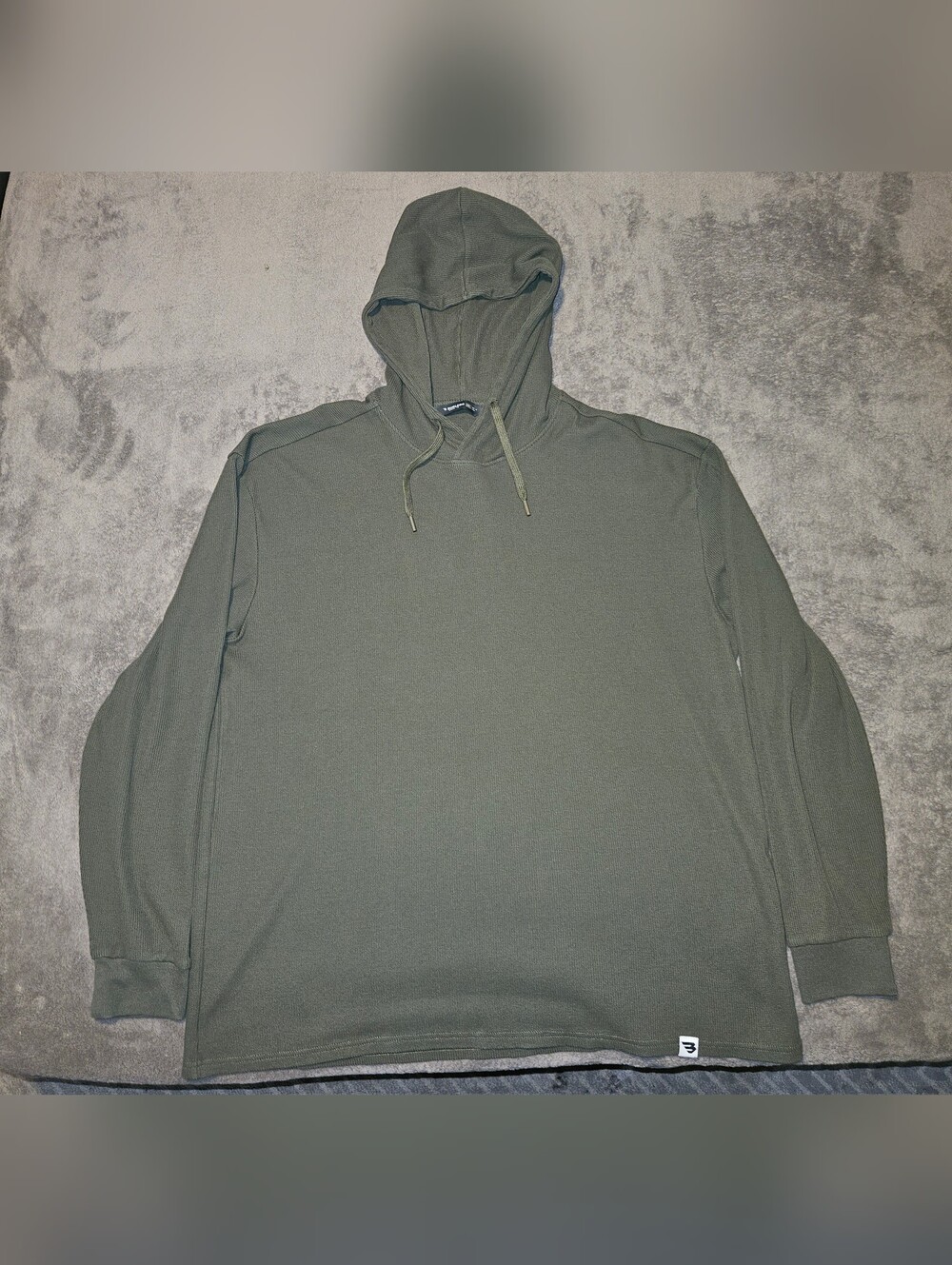 Burlebo - Men's Thermal Hoodie - Mallard Green